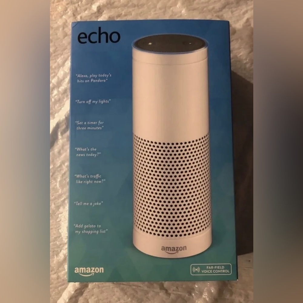 Amazon Echo (1st Generation) Smart Assistant - White